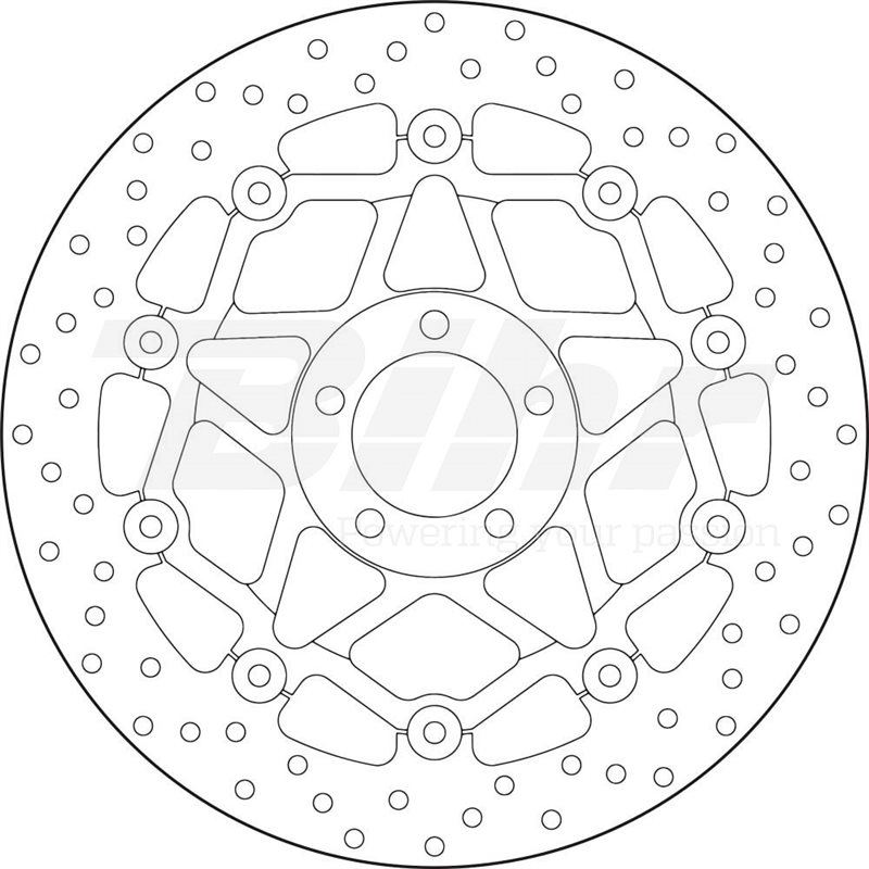 KAWASAKI 900 ZX 9R 02' - 04' DISCO FLOTANTE DELANTERO BREMBO KAWASAKI 900 ZX 9R 02' - 04' DISCO FLOTANTE DELANTERO BREMBO